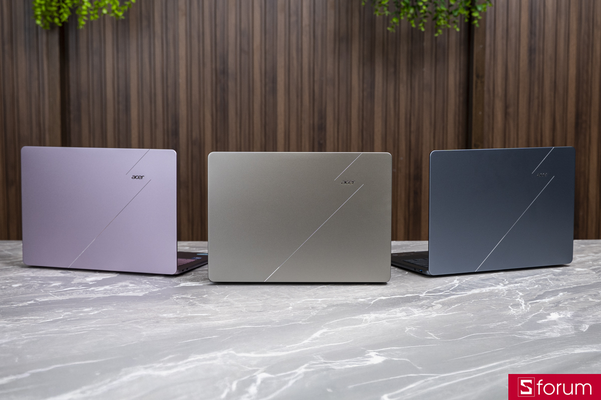 Các tùy chọn màu sắc của Acer Swift Air 14