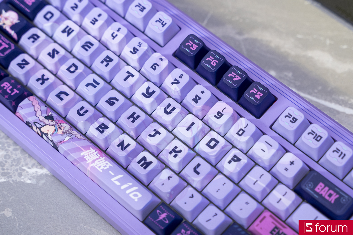 Keycap của COLORFUL MECH QY98 Pro Purple