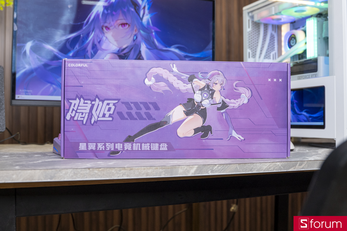 Hộp của COLORFUL MECH QY98 Pro Purple