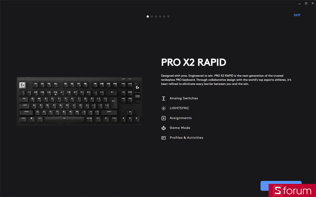 Logitech PRO X2 RAPID với phần mềm G HUB