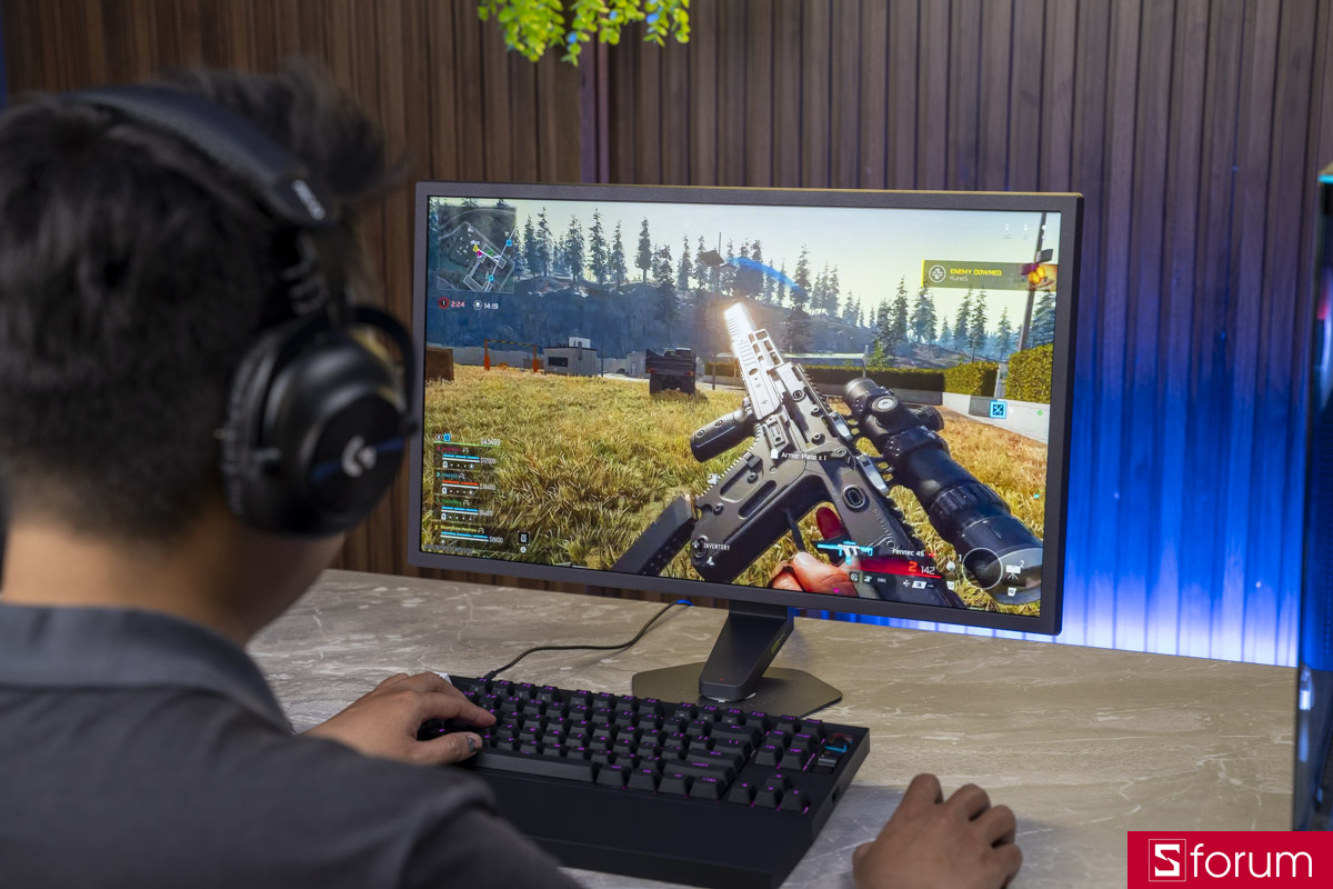 Trên tay LG UltraGear FHD NATIVE 1000Hz 25 inch
