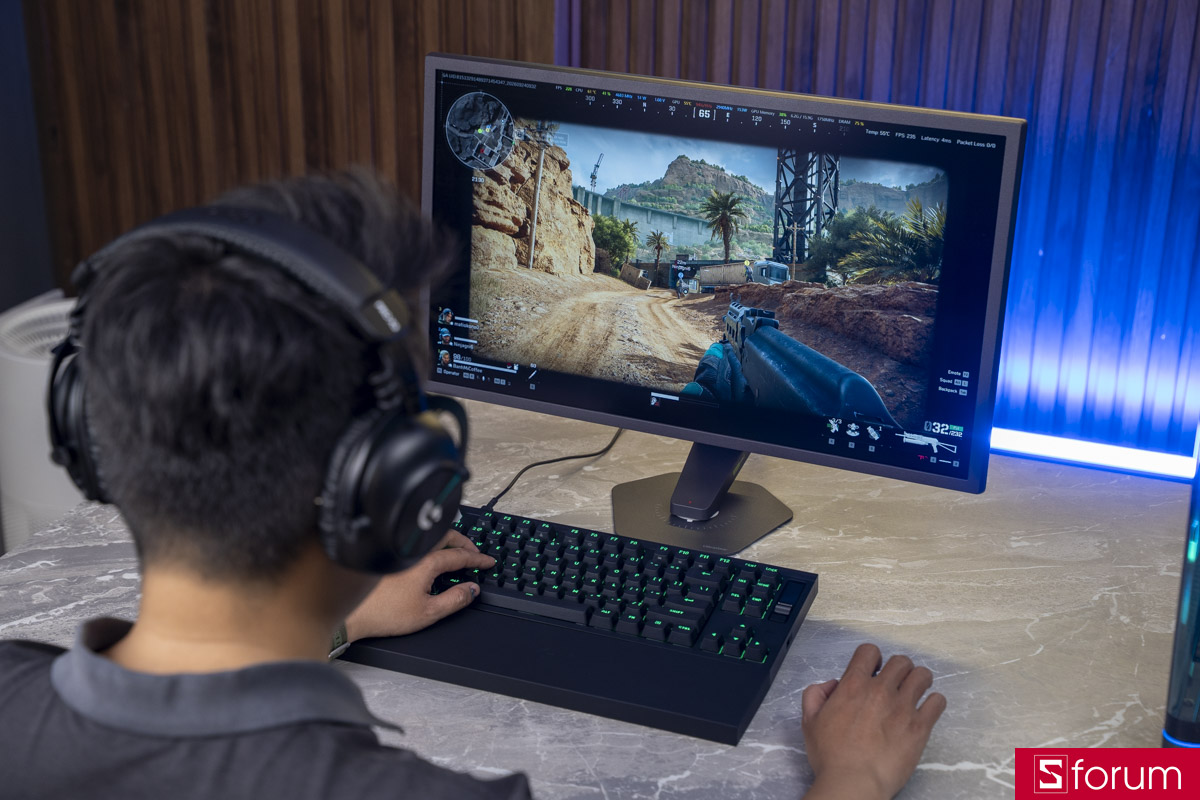 Trên tay LG UltraGear FHD NATIVE 1000Hz 25 inch