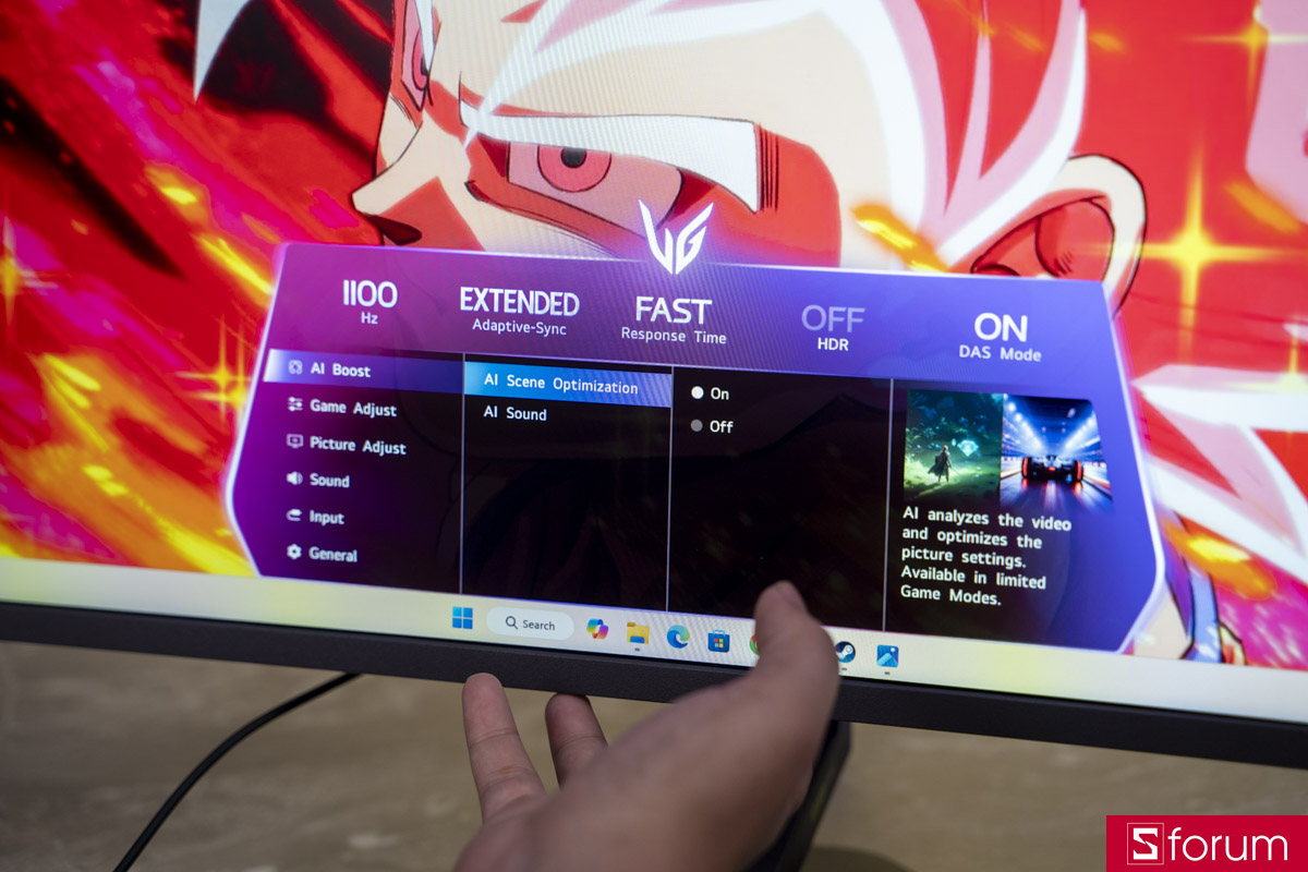 Trên tay LG UltraGear FHD NATIVE 1000Hz 25 inch