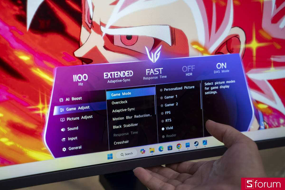 Trên tay LG UltraGear FHD NATIVE 1000Hz 25 inch