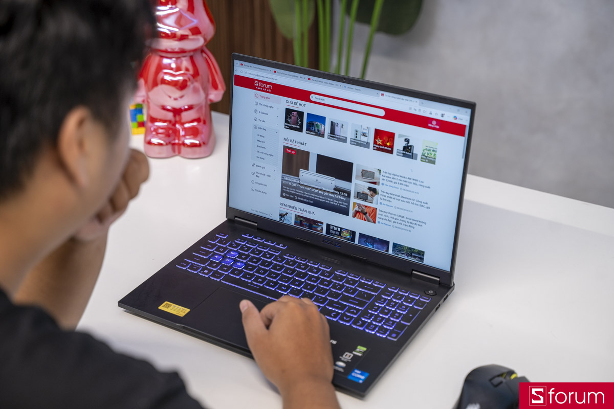 Đánh giá ASUS TUF Gaming F16 FX608JHI