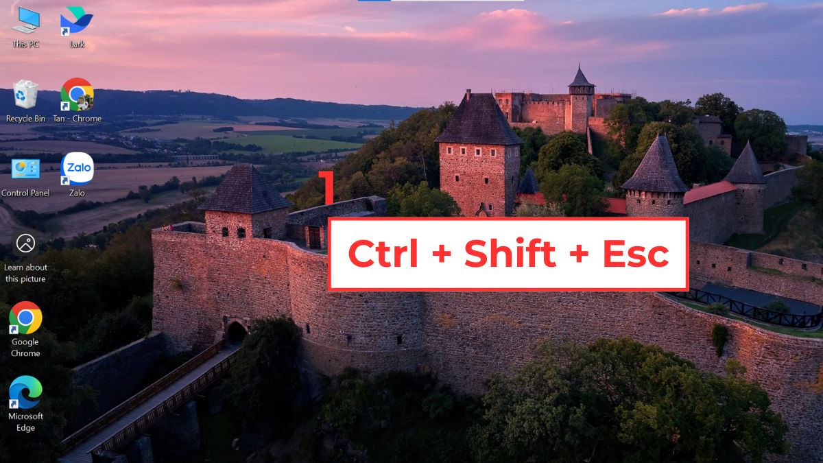 Tắt các ứng dụng và dịch vụ đang chạy trước khi chia ổ đĩa Win 11 bước 1