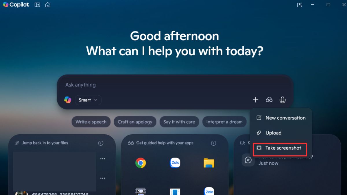 Cách chụp màn hình bằng AI Copilot trên Windows 11 bước 3