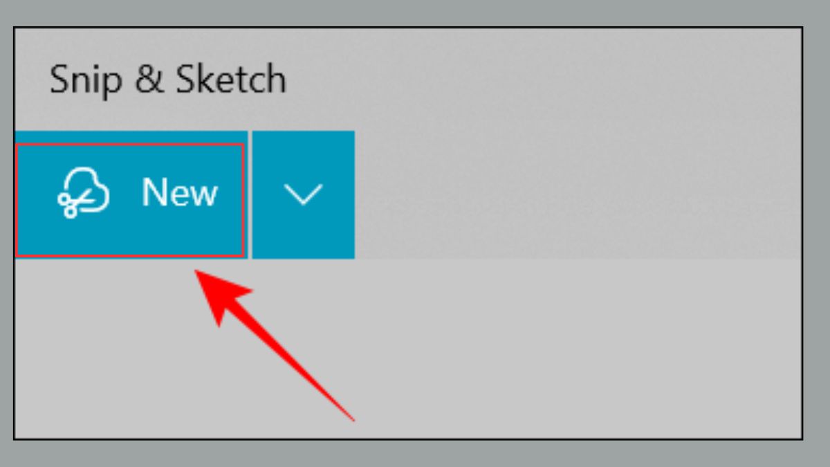 Cách chụp màn hình máy tính bằng Snip & Sketch trên Windows 10 bước 3