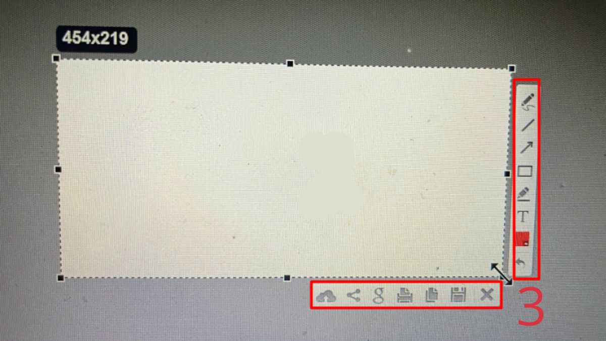 chụp màn hình laptop Dell bằng Lightshot bước 3