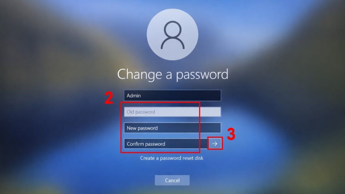 Cách đặt mật khẩu máy tính Windows 10 qua phím tắt Sử dụng Ctrl + Alt + Delete bước 2