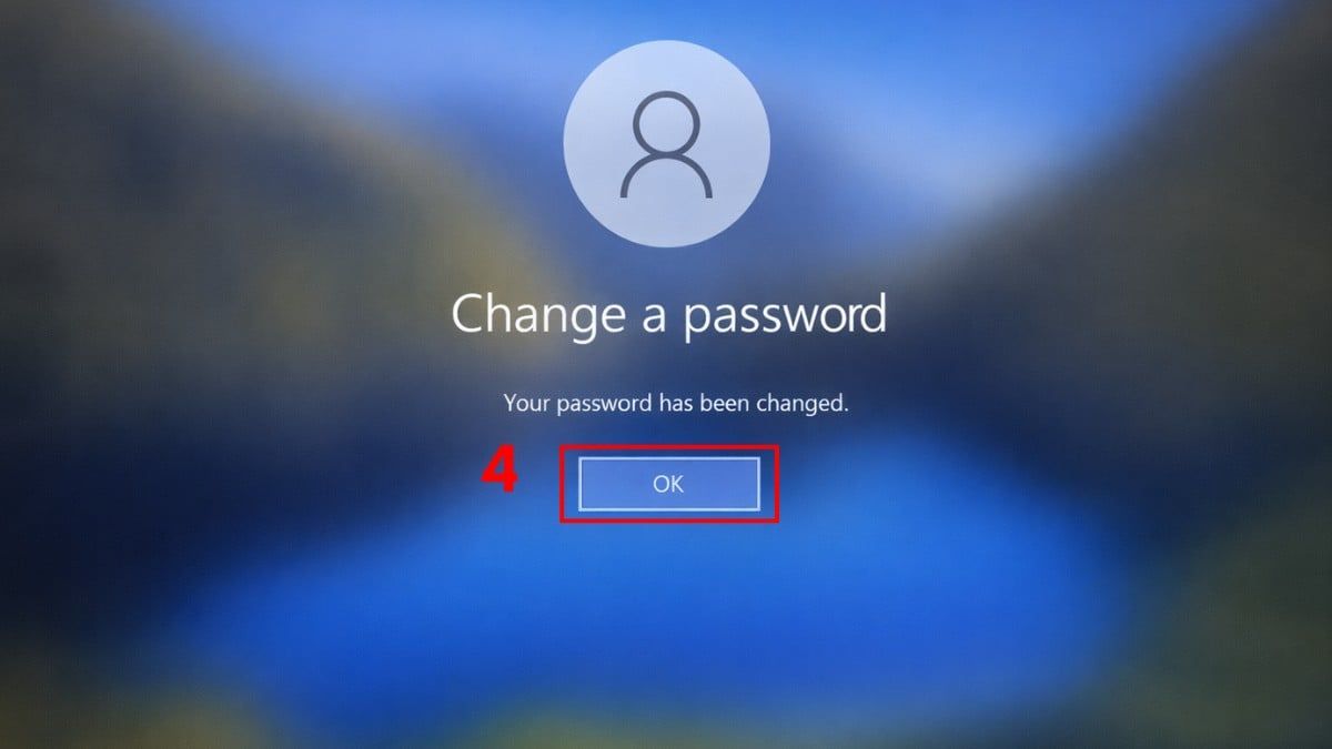 Cách đặt mật khẩu máy tính Windows 10 qua phím tắt Sử dụng Ctrl + Alt + Delete bước 3