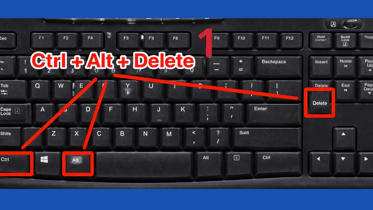 Cách đặt mật khẩu máy tính Win 8 bằng tổ hợp phím Ctrl + Alt + Del bước 1