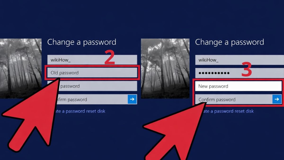 Cách đặt mật khẩu máy tính Win 8 bằng tổ hợp phím Ctrl + Alt + Del bước 2