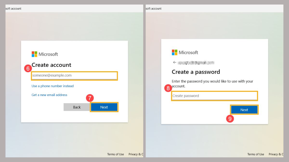 Cách cài mật khẩu máy tính Windows 11/10 bằng tài khoản Microsoft bước 2