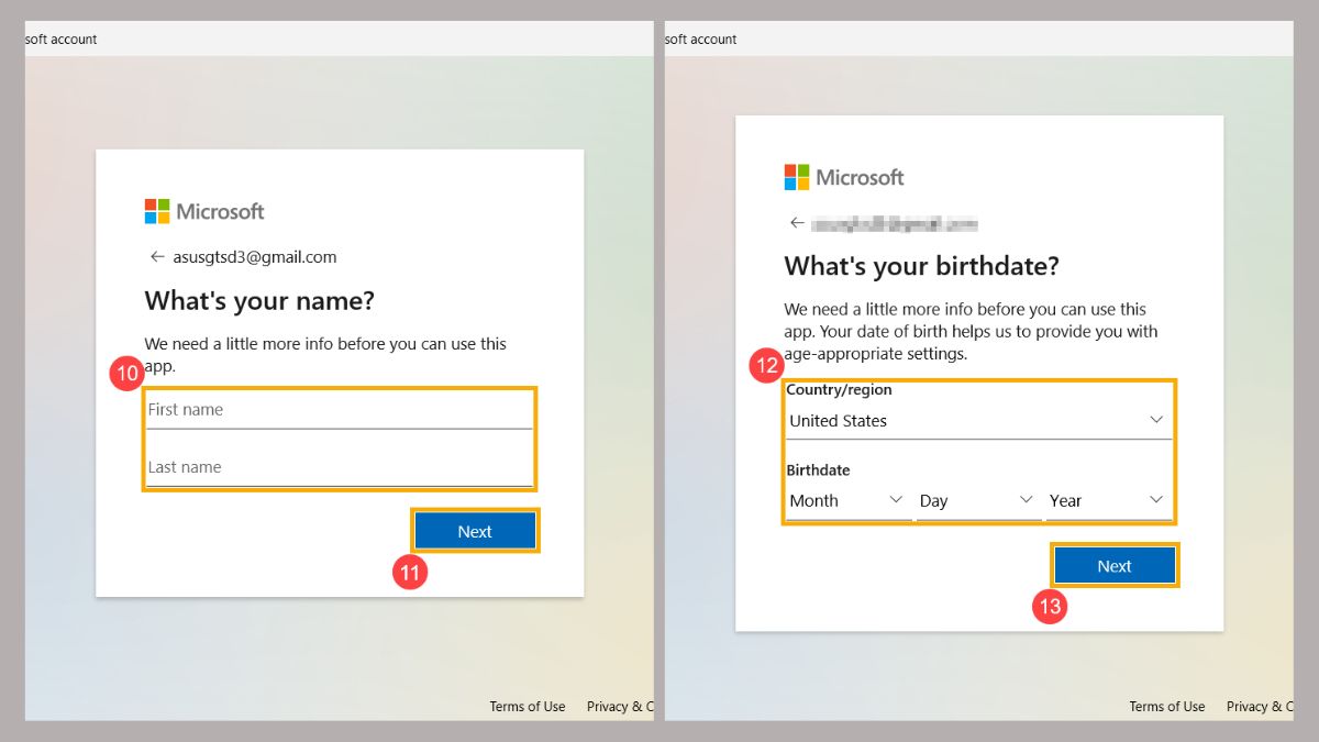 Cách cài mật khẩu máy tính Windows 11/10 bằng tài khoản Microsoft bước 3