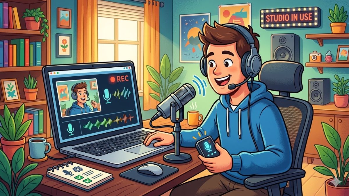 Ghi âm micro khi quay video màn hình máy tính