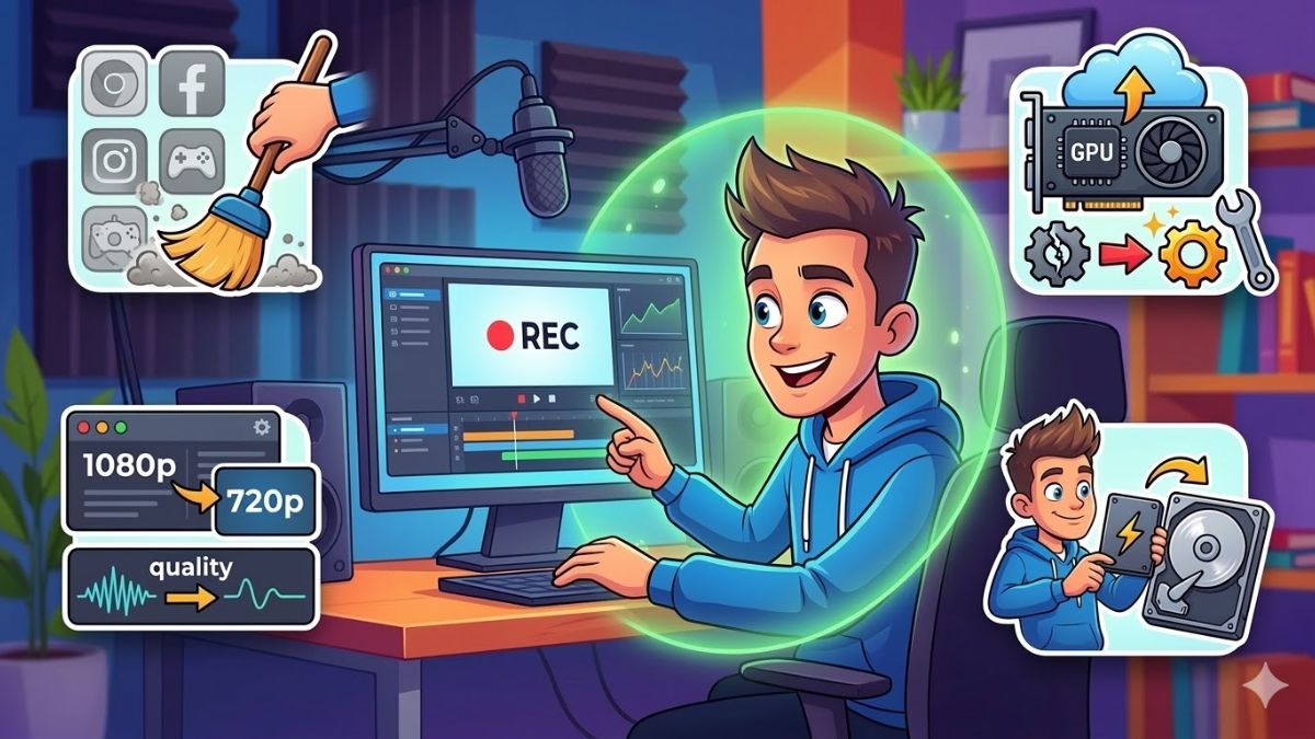 Xử lý độ trễ và giật lag khi quay màn hình