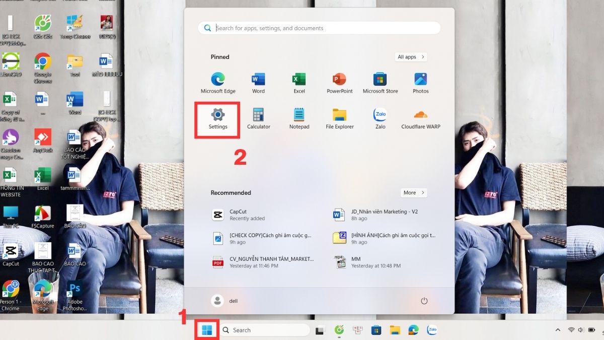 Cách dọn dẹp ổ C bị đầy: Bật Storage Sense tự động dọn dẹp bước 1
