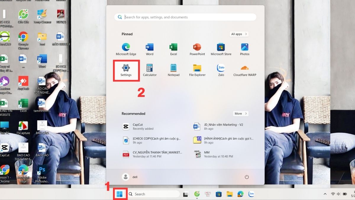 Cách dọn dẹp ổ C bị đầy: Gỡ cài đặt ứng dụng không dùng (sắp xếp theo dung lượng) bước 1