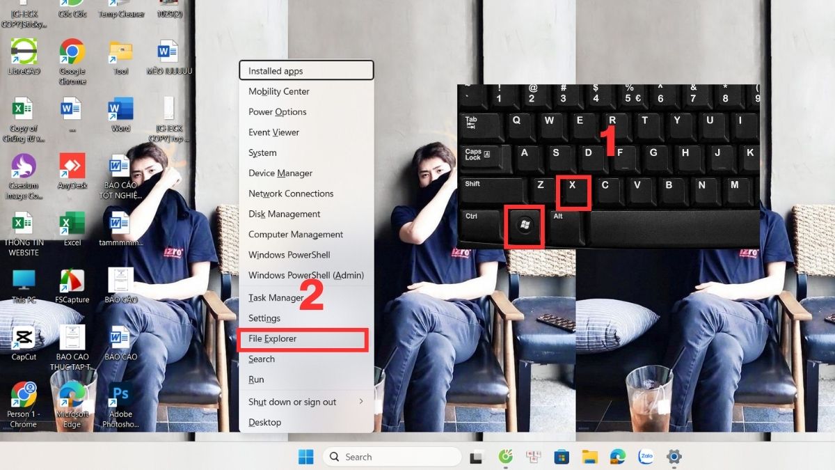 Cách dọn dẹp ổ C bị đầy: Chuyển thư mục mặc định sang ổ D bước 1