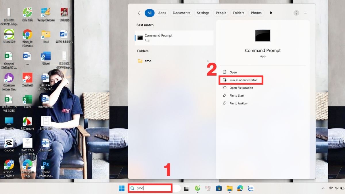 Cách dọn dẹp ổ C bị đầy: Tắt hoặc nén file Hibernate bước 1