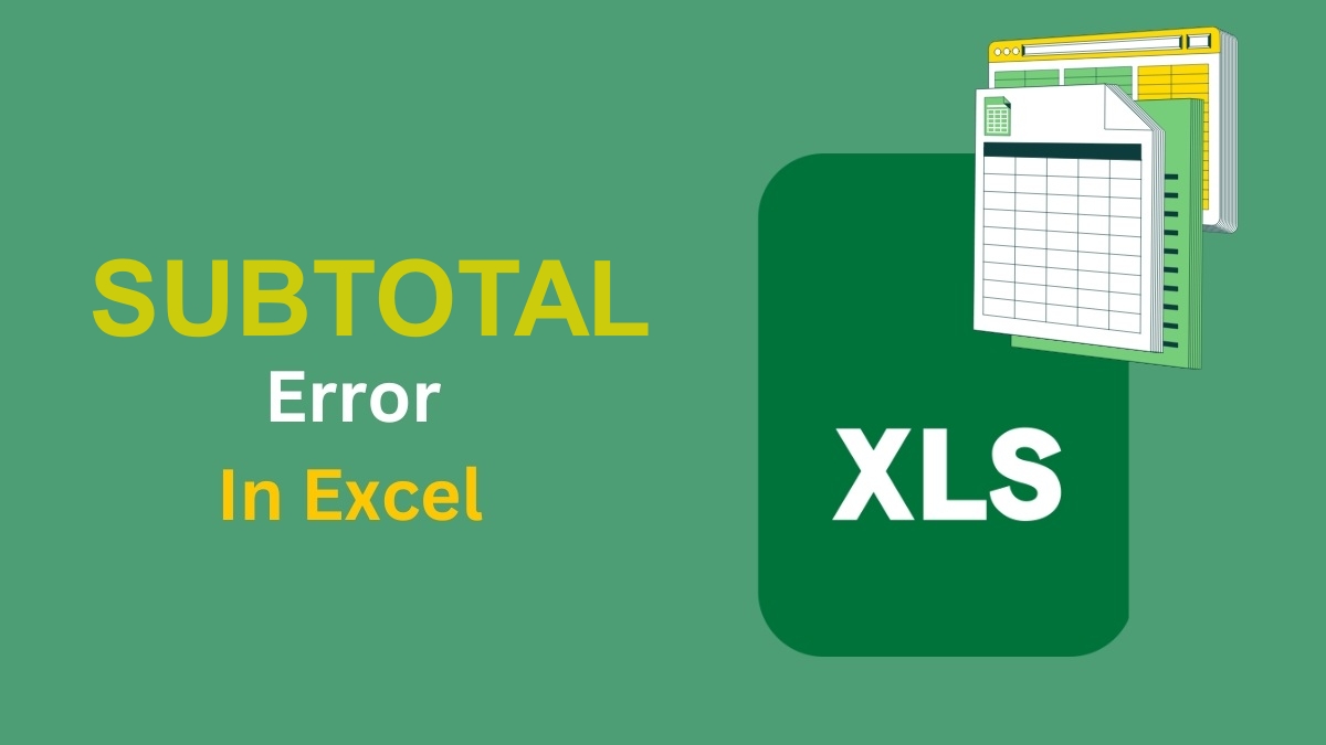 Lỗi thường gặp khi dùng SUBTOTAL