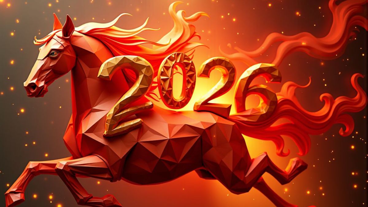 Hình ảnh Tết chủ đề con ngựa năm Bính Ngọ