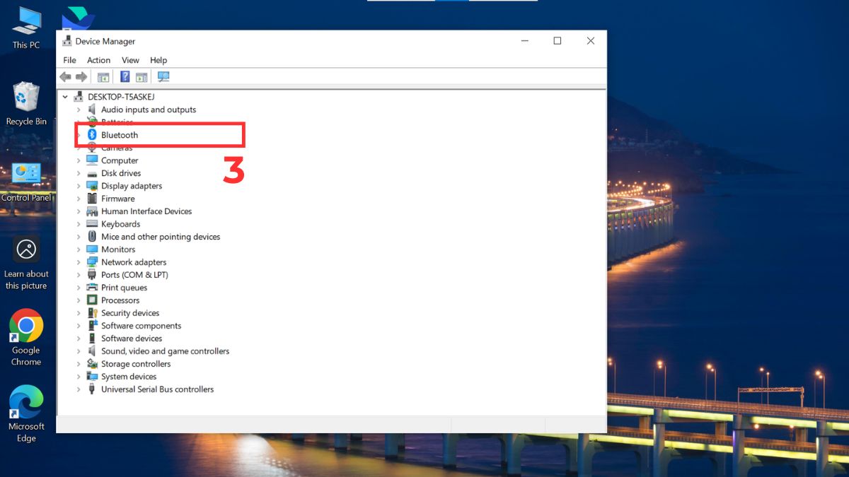 Cách cập nhật driver Bluetooth trên Windows bước 3