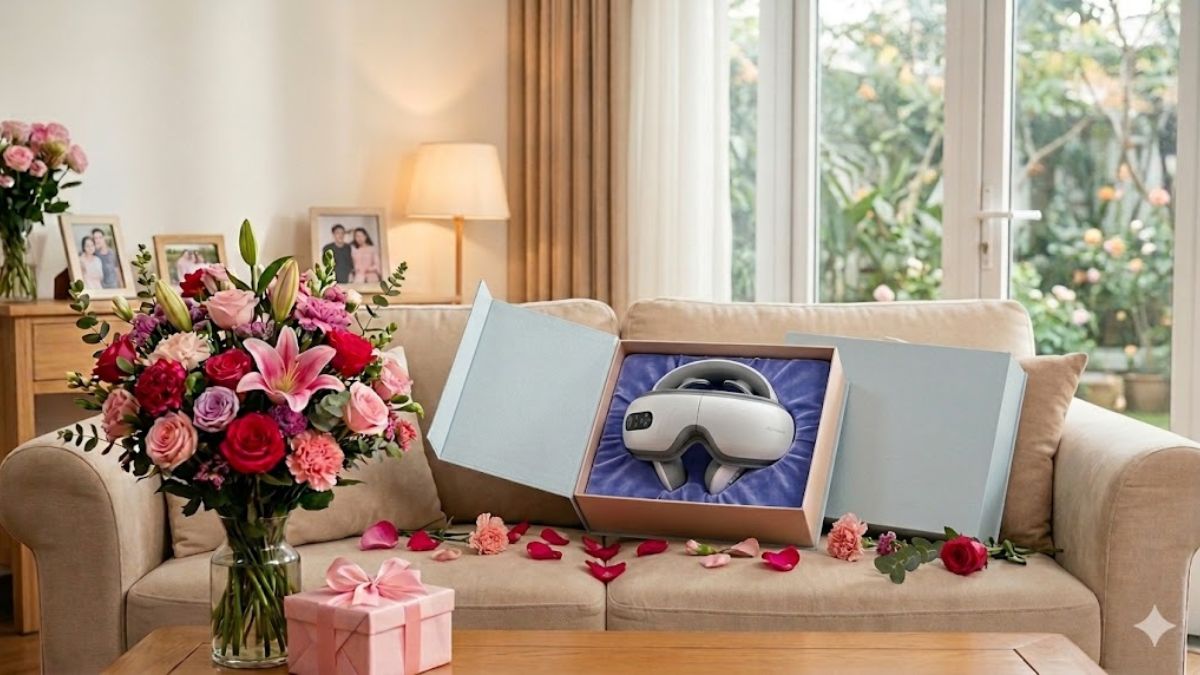 Top quà 8/3 cho mẹ ý nghĩa nhất là máy massage mắt