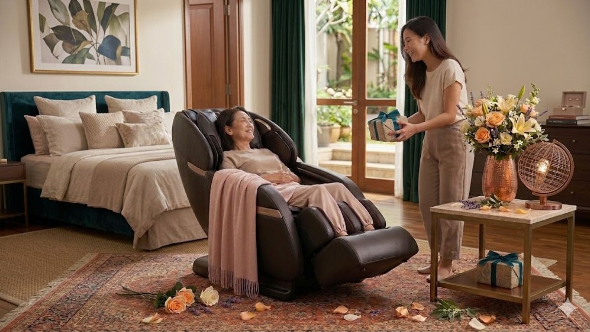 Top quà 8/3 cho mẹ ý nghĩa nhất là Ghế Massage toàn thân