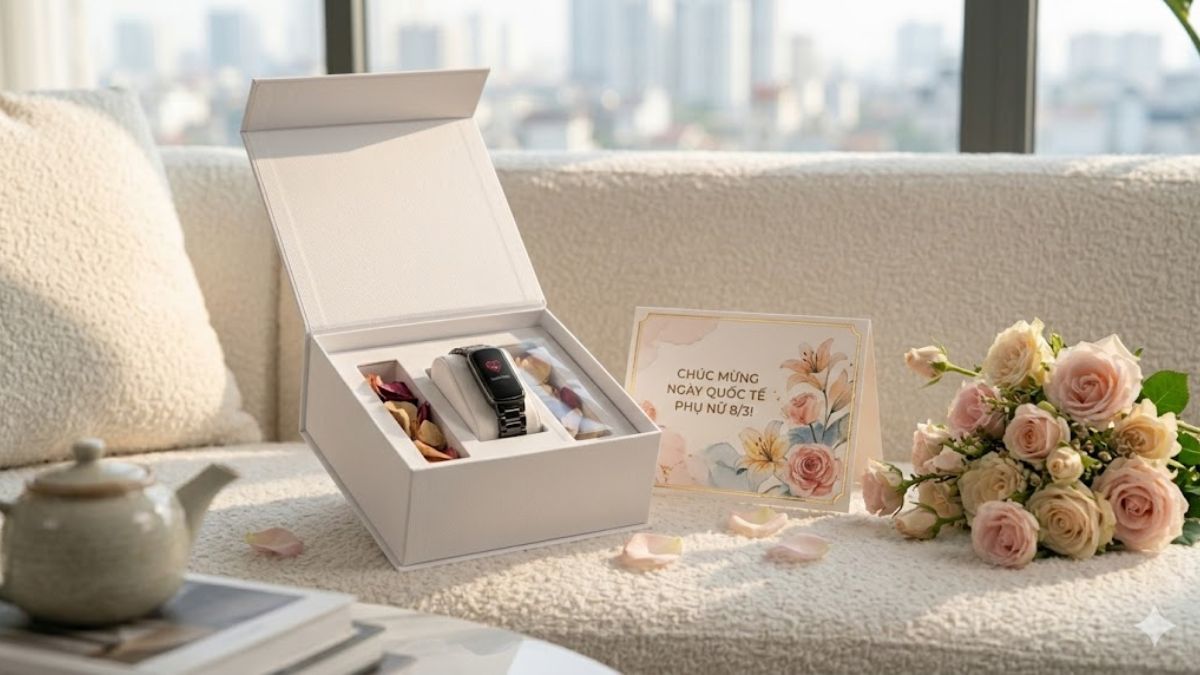 Top quà 8/3 cho mẹ ý nghĩa nhất là Máy đo huyết áp tặng mẹ dịp 8/3