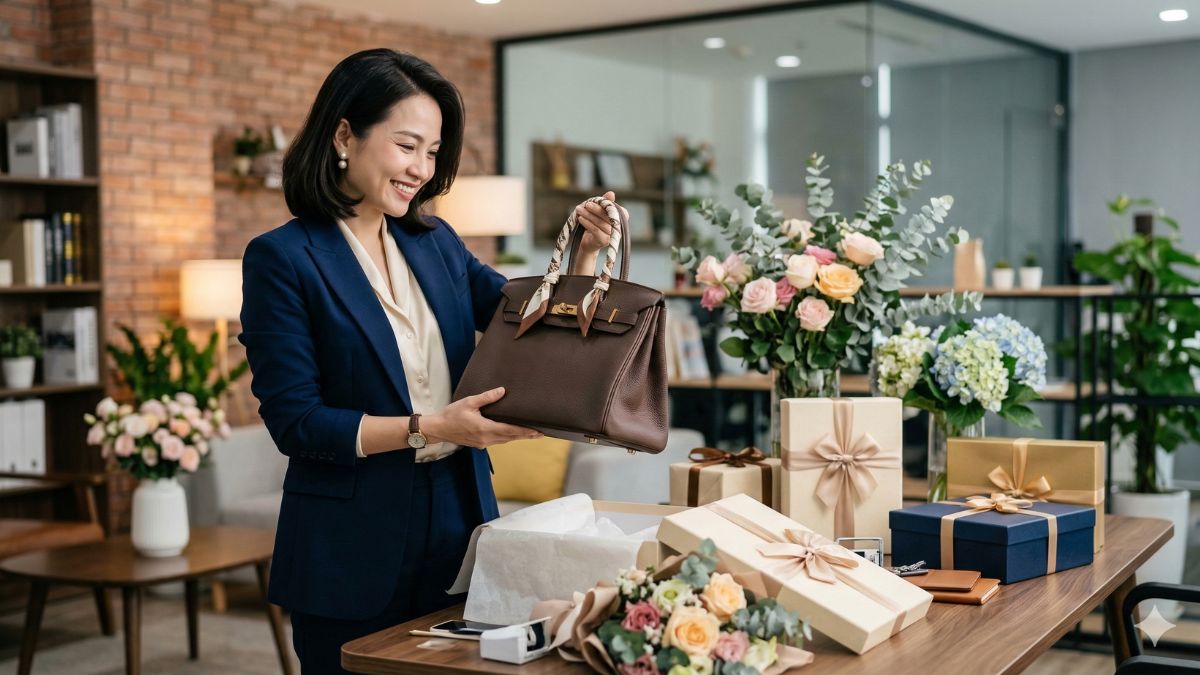 Top quà 8/3 cho sếp nữ được lòng & ấn tượng nhất: Túi xách thời trang