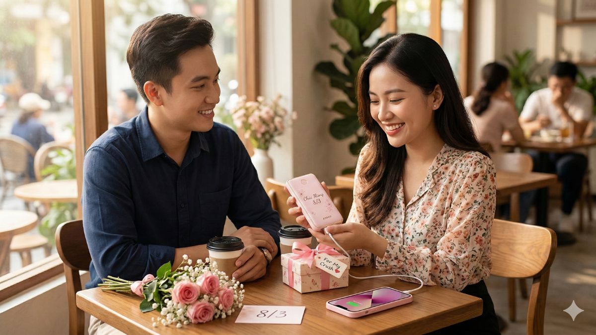 top quà 8/3 cho crush thông minh & ghi điểm nhất: pin dự phòng