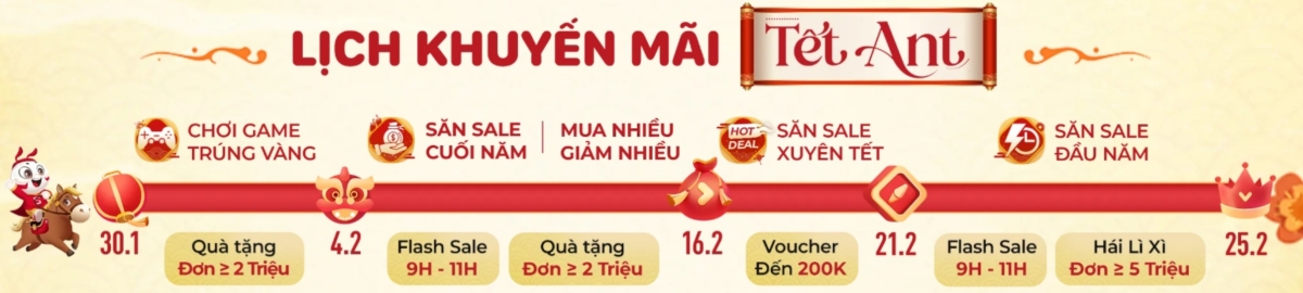 Săn quà Valentine tại chương trình Sale Tết Ant CellphoneS