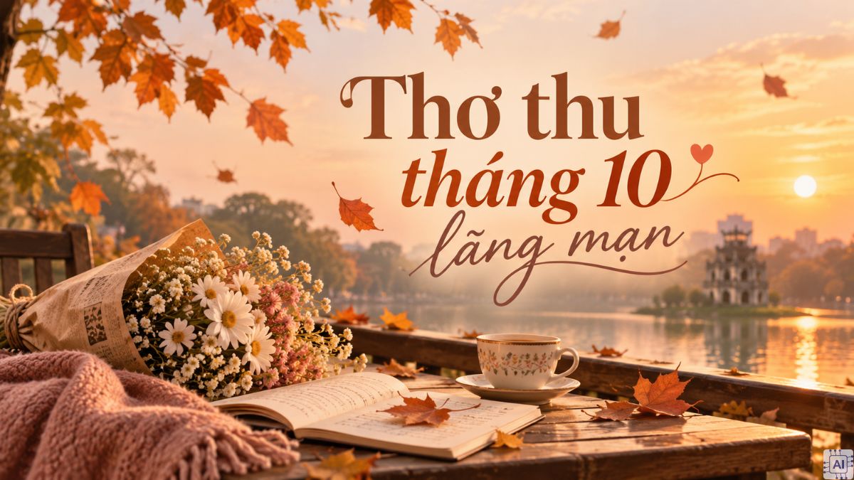 Thơ thu tháng 10 lãng mạn