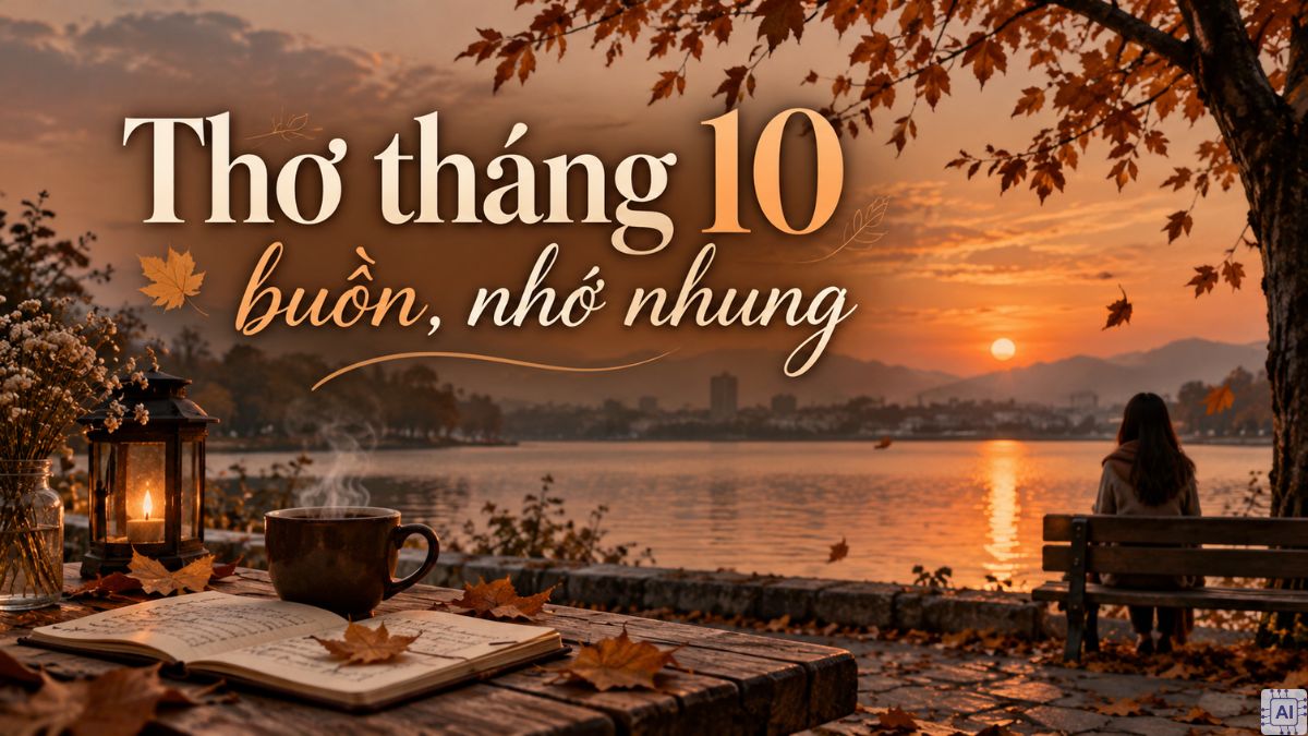 Thơ tháng 10 buồn, nhớ nhung