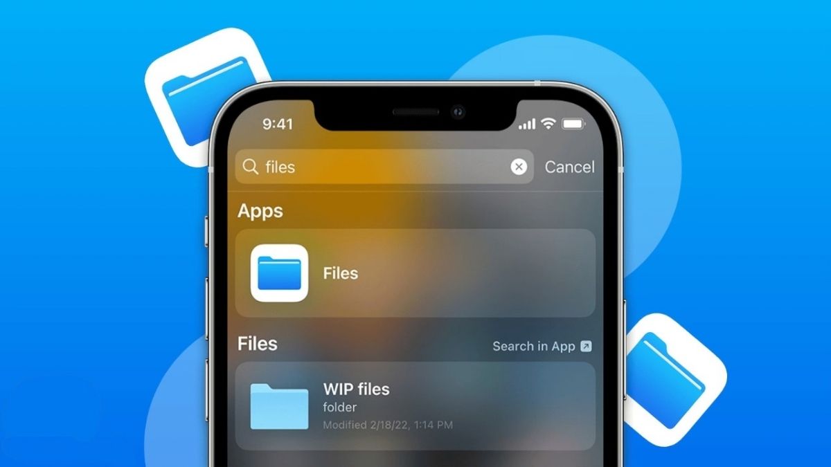 Cách scan tài liệu trên iPhone bằng Tệp bước 1