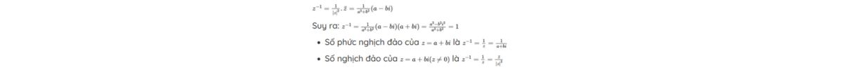 Số phức nghịch đảo