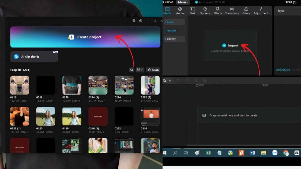 Cách tách âm thanh ra khỏi video trên Capcut PC