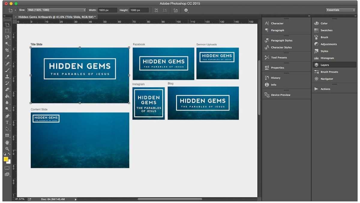 Đặt tên Artboard để quản lý hiệu quả