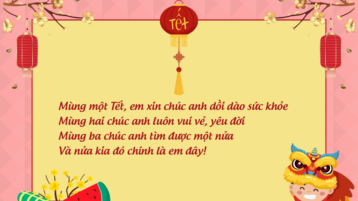 Thơ thả thính tết