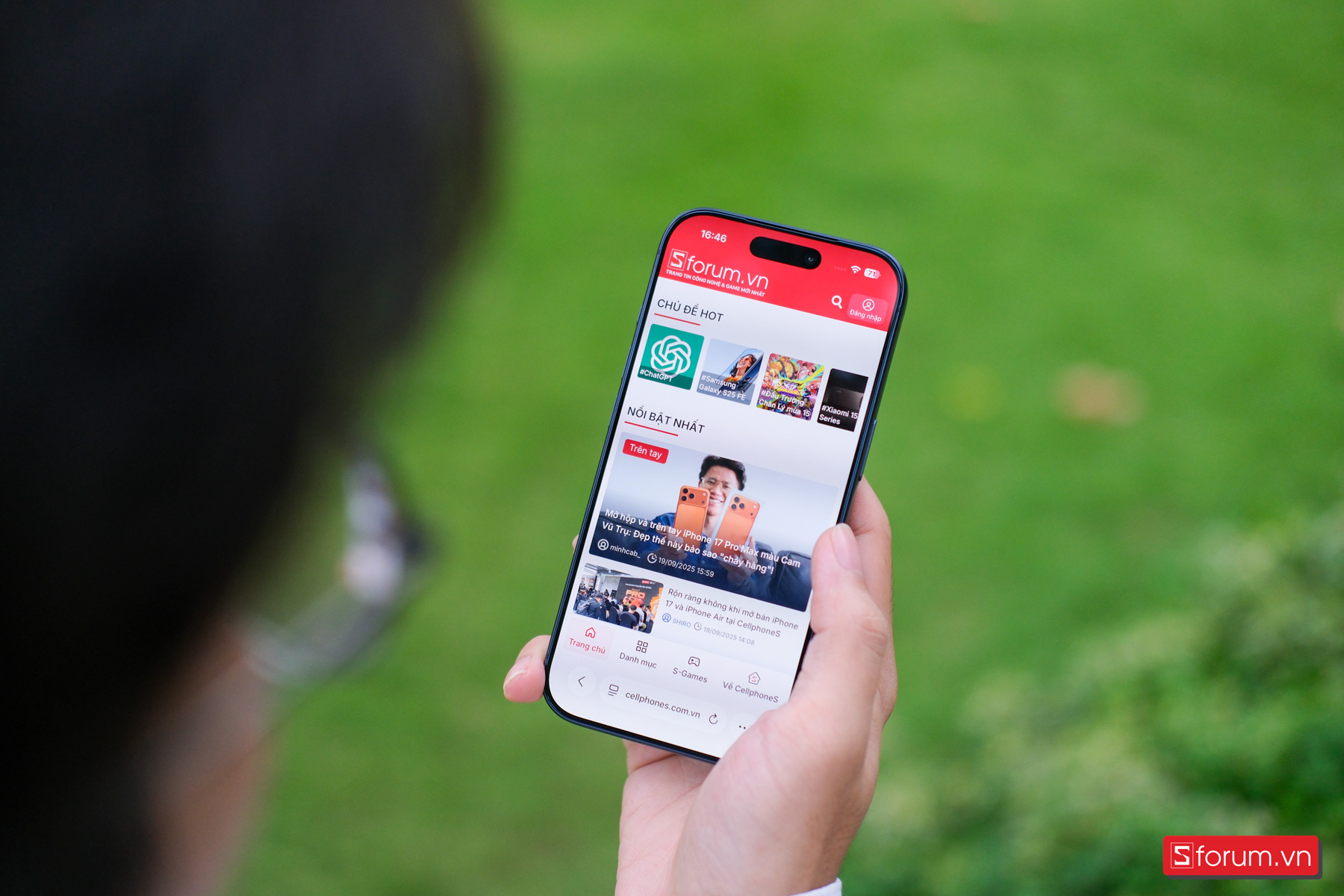 Trên tay iPhone 17 Pro với những nâng cấp về pin và sạc