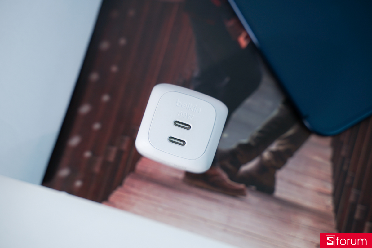 Trên tay củ sạc Belkin Type-C 50W