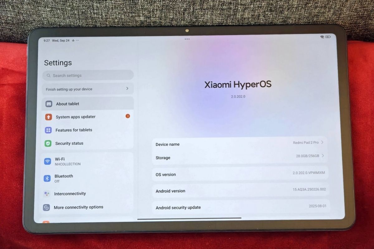 So sánh Redmi Pad 2 Pro vs Huawei MatePad Papermatte 11.5 2025 về phần mềm