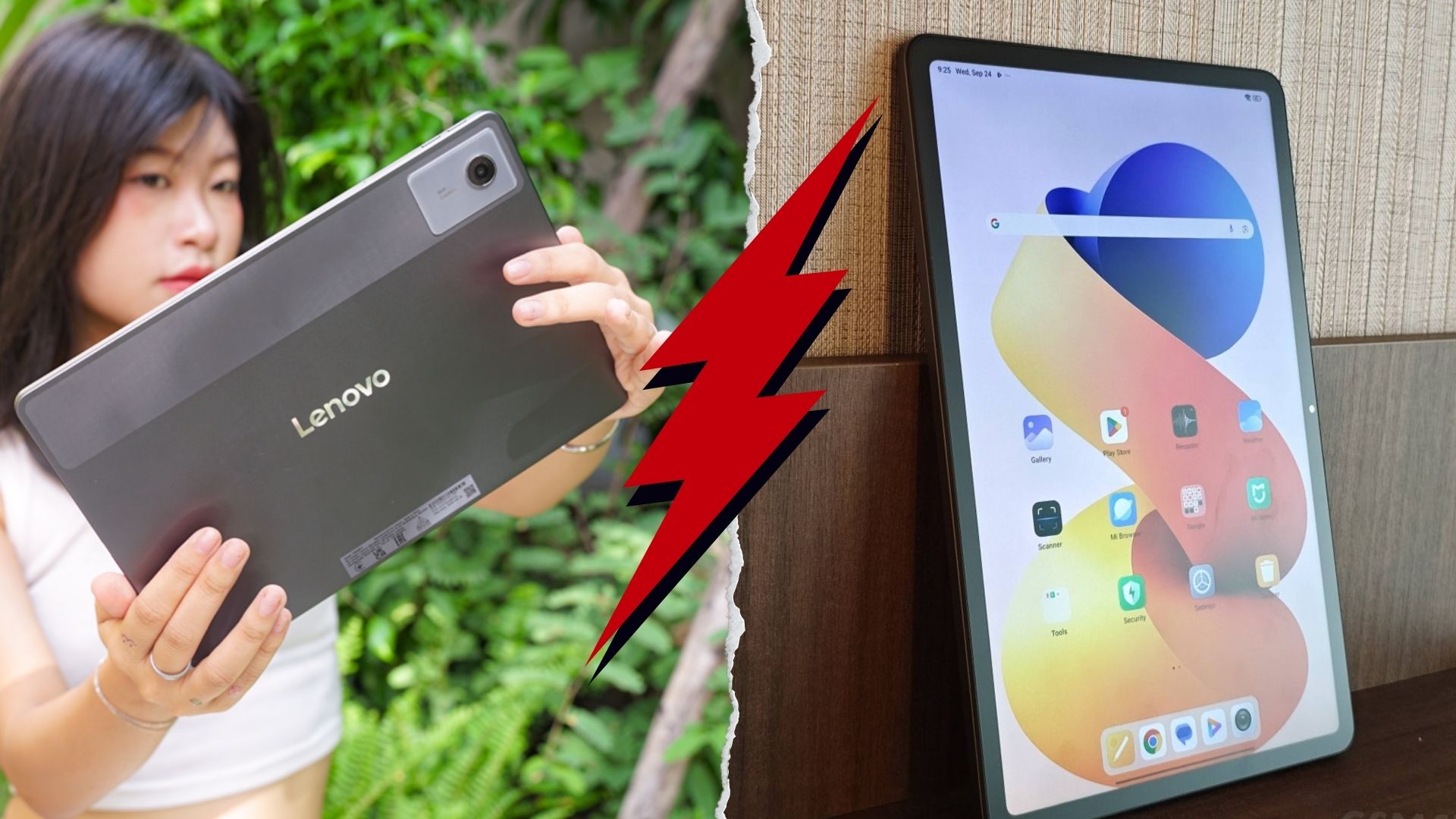 So sánh Redmi Pad 2 Pro vs Lenovo Idea Tab 5G: Redmi có tất cả nhưng thiếu... PC Mode