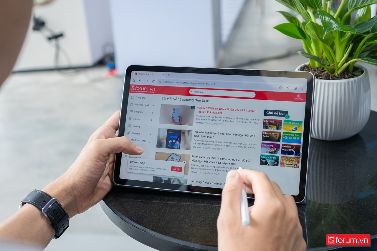 Trên tay Samsung Tab S11 với màn hình AMOLED 11 inches