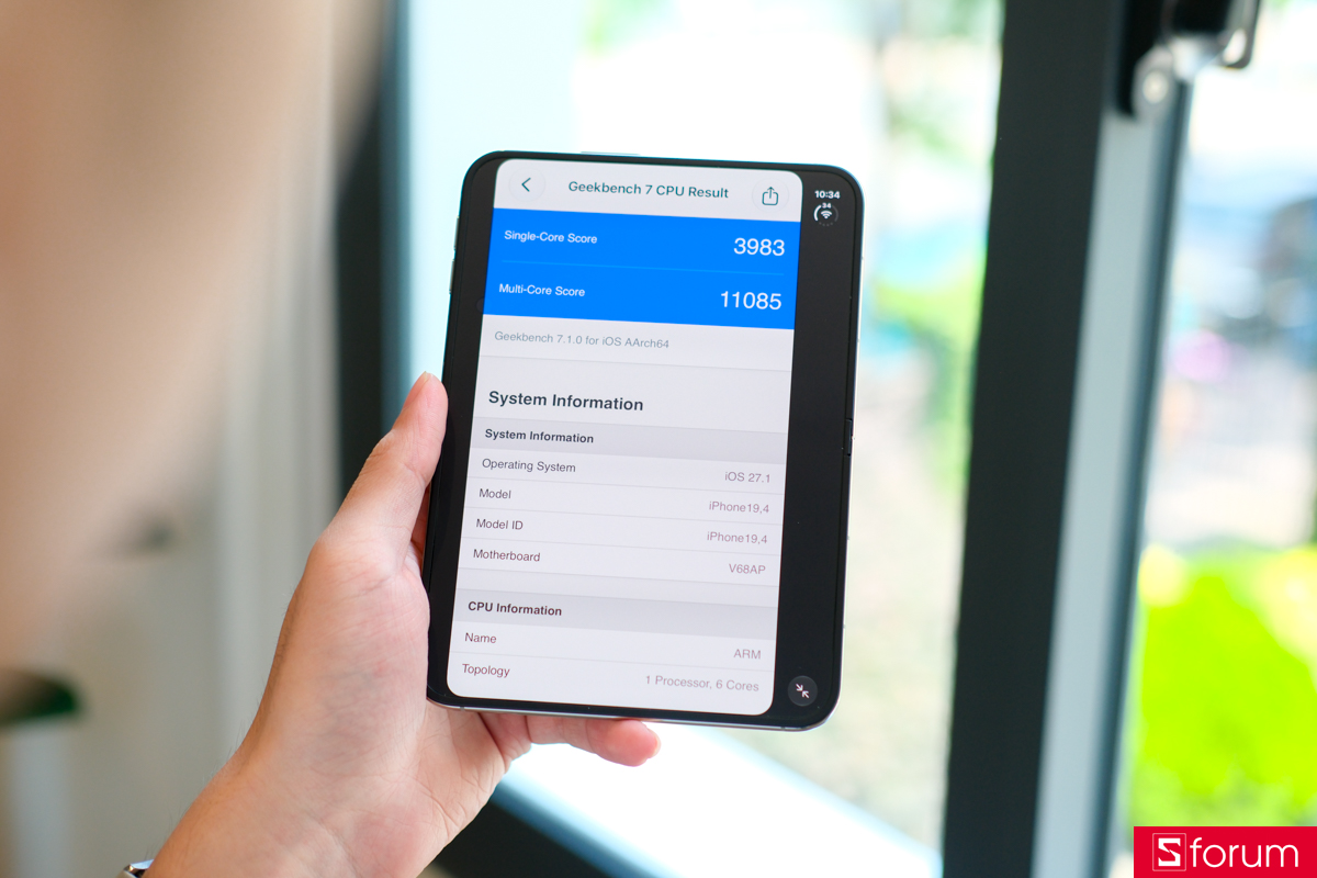 Tính năng nổi bật iPhone Duo và điểm Geekbench