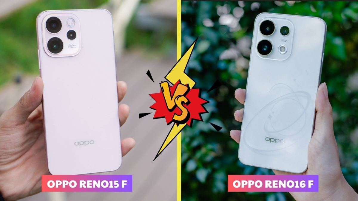 So sánh OPPO Reno16 F vs Reno15 F: Tăng giá hơn 4 triệu đồng, Reno16 F có nâng cấp gì so với tiền nhiệm? So sánh OPPO Reno16 F vs Reno15 F: Tăng giá hơn 4 triệu đồng, Reno16 F có nâng cấp gì so với tiền nhiệm?