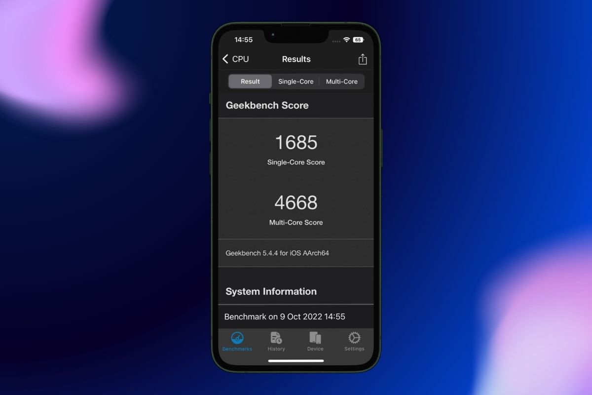 So sánh Samsung Galaxy A57 vs iPhone 14 về điểm Geekbench 6