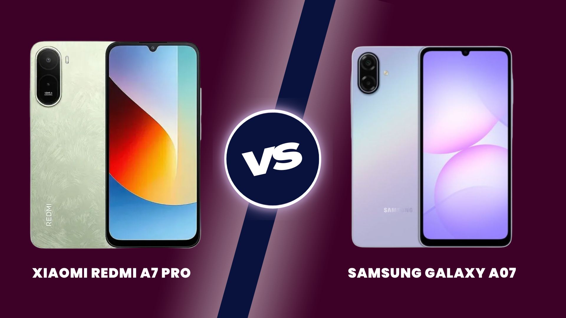 So sánh Xiaomi Redmi A7 Pro vs Samsung Galaxy A07: Mình sẽ chọn Galaxy A07 vì lí do này
